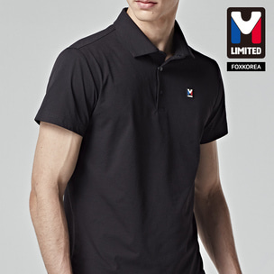 엠리밋 남성 반팔 카라 티셔츠 블랙 - LGTST52116