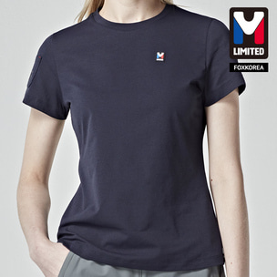 엠리밋 남여공용 반팔 라운드 티셔츠 네이비 - LGTST23362